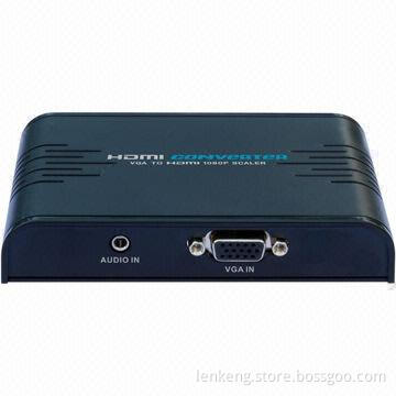 VGA to HDMI® Converter with Upscaler, Plug-and-play Function, 119 x 74 x 23mm Size